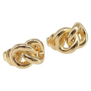 Christian Dior Earring metal Gold Auth